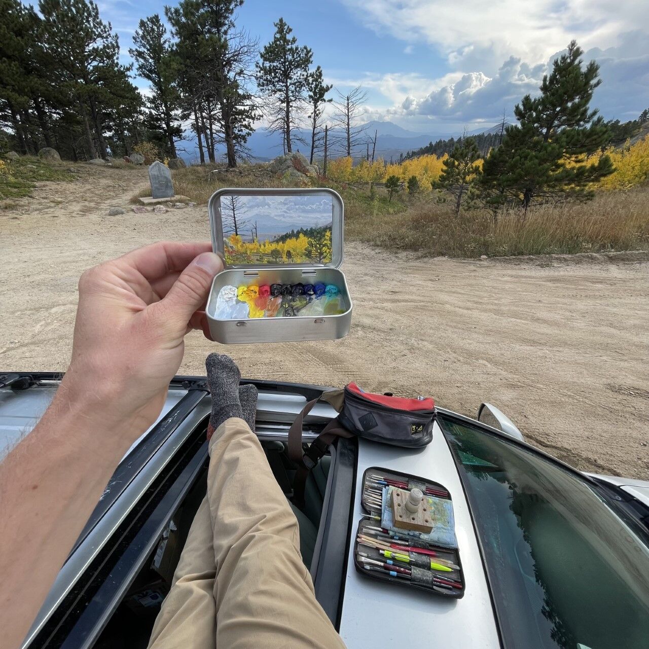 Remington Robinson, a Boulder artist, has painted more than 600 miniature murals. (Contributed photo)
