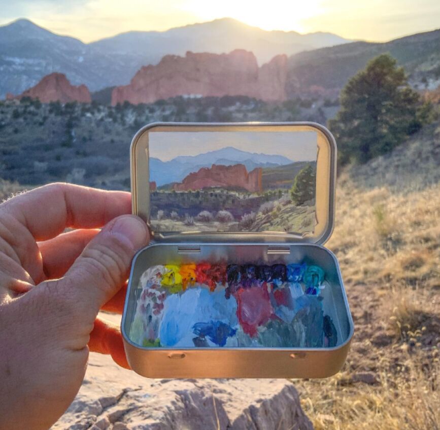 Colorado artist’s tiny murals inside Altoids tins come with big following