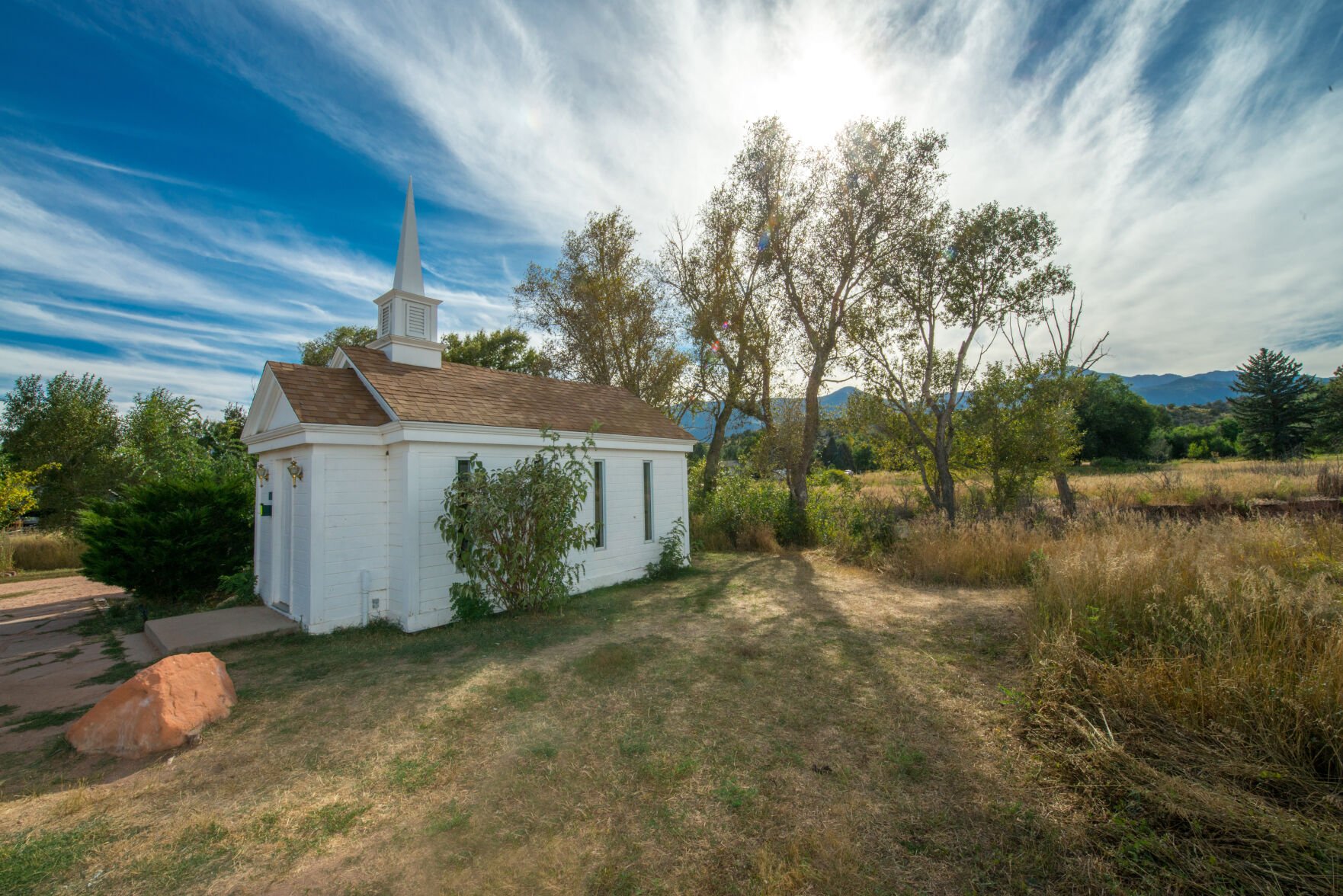 American Mother’s Chapel is on the Rock Ledge Historic Ranch in Colorado Springs. (Courtesy of Joe and Robin Photography)