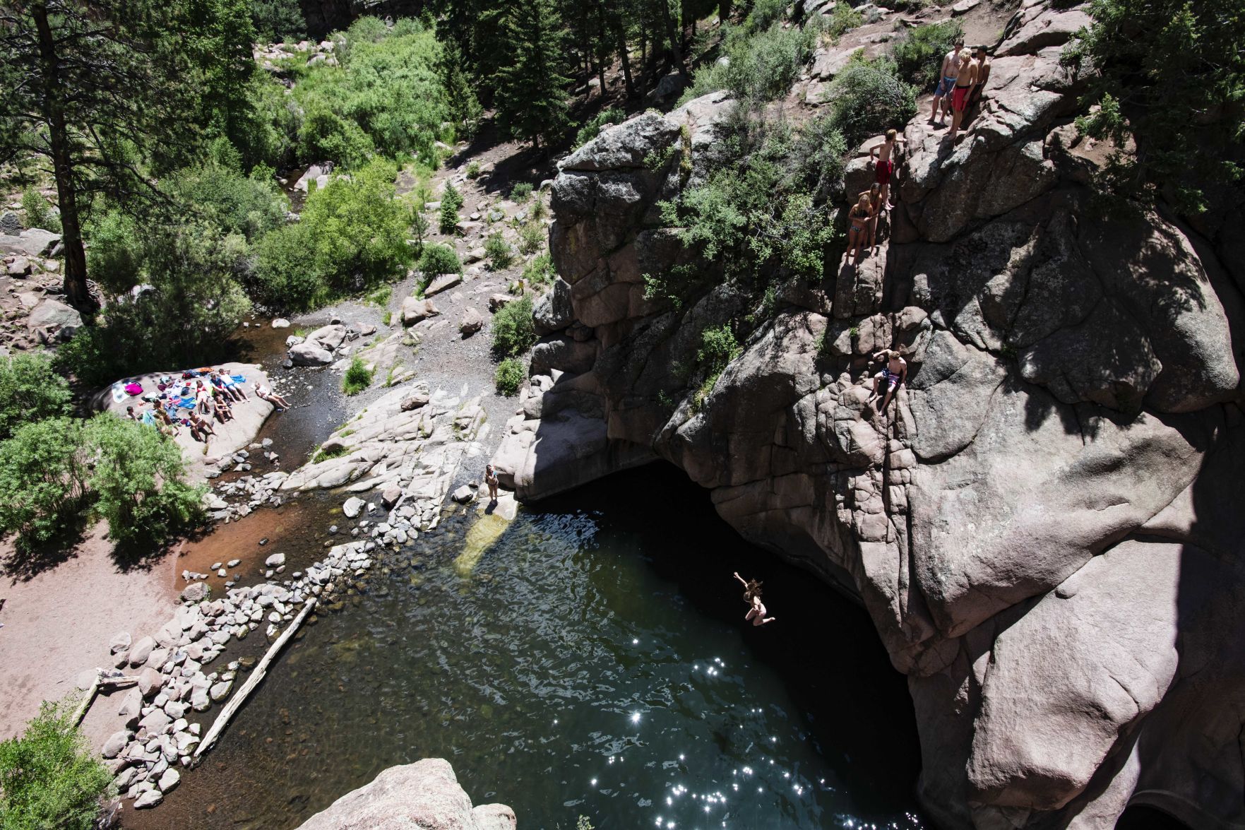 Paradise Cove near Guffey is a popular summer swimming spot. (The Gazette file)