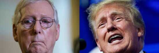 ‘Long arm of Donald Trump’ encircles Mitch McConnell in Senate