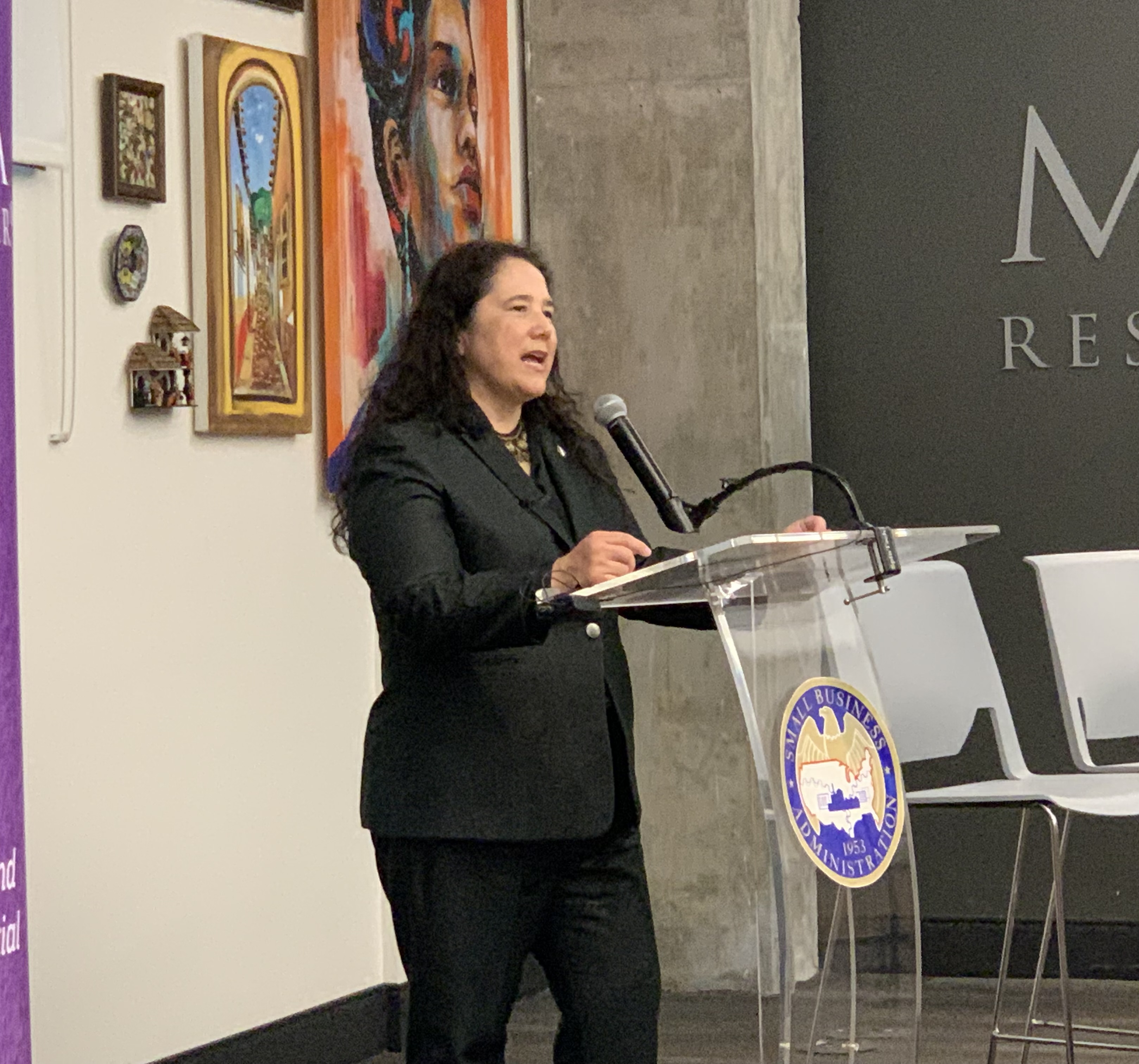 U.S. SBA Administrator Isabella Guzman spoke at Mi Casa Resource Center in Denver Tuesday. (DennisHuspeniCity Editordennis.huspeni@gazette.comhttps://denvergazette.com/content/tncms/avatars/c/5a/fbd/c5afbd32-5030-11eb-bdef-030d9de52a9e.779683cee495ffe64766291c251a8894.png)