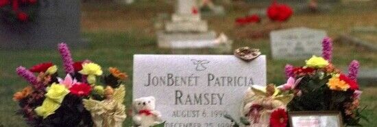 The grave of JonBenet Ramsey. (Ric Feld/AP)