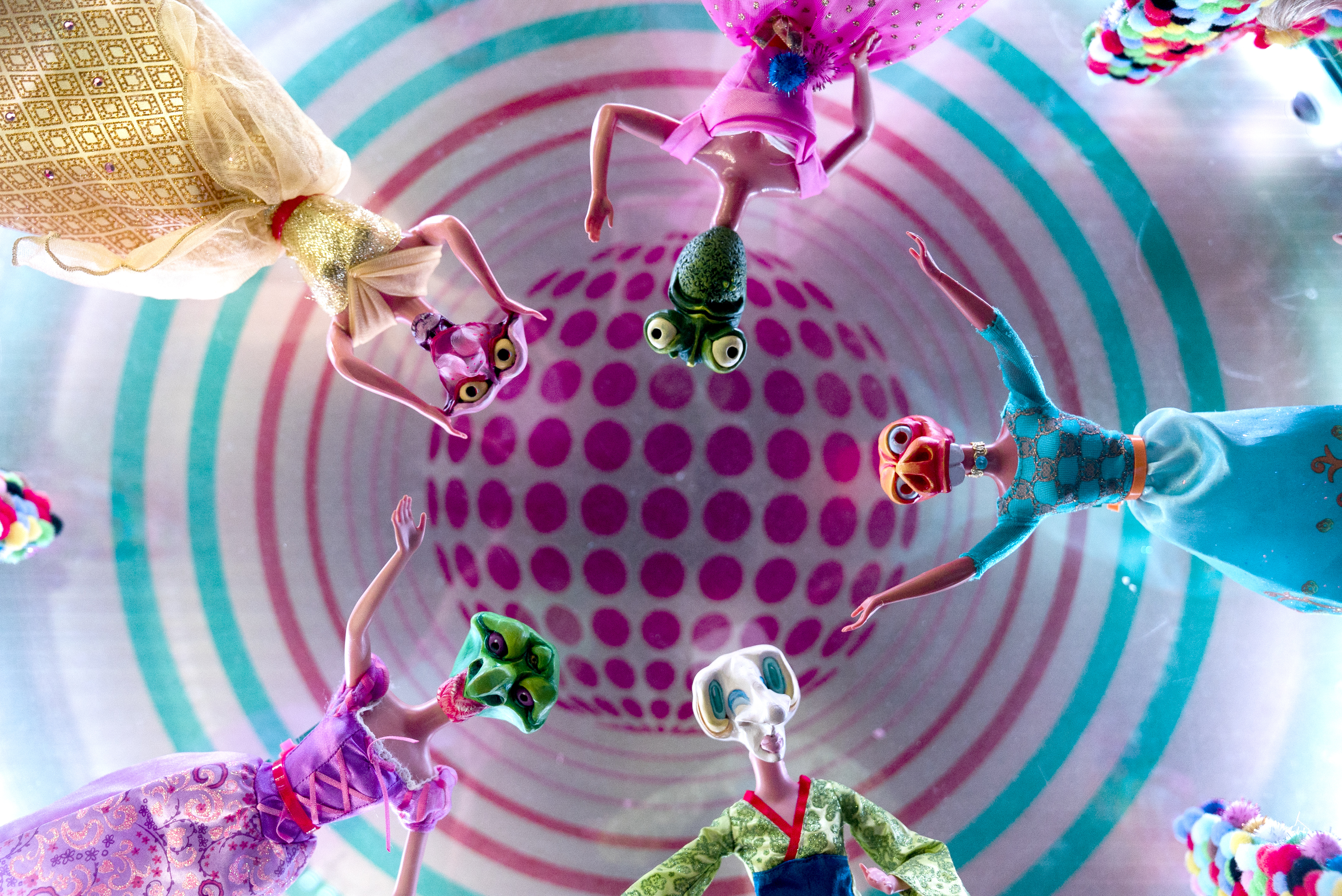 One of the exhibits that features art within washing machines during a media tour of Meow Wolf Convergence Station on Tuesday, September 14, 2021 in Downtown Denver. Convergence Station opens to the public on September 17. (Photo by Katie Klann/Denver Gazette) (Katie Klann The Gazette)