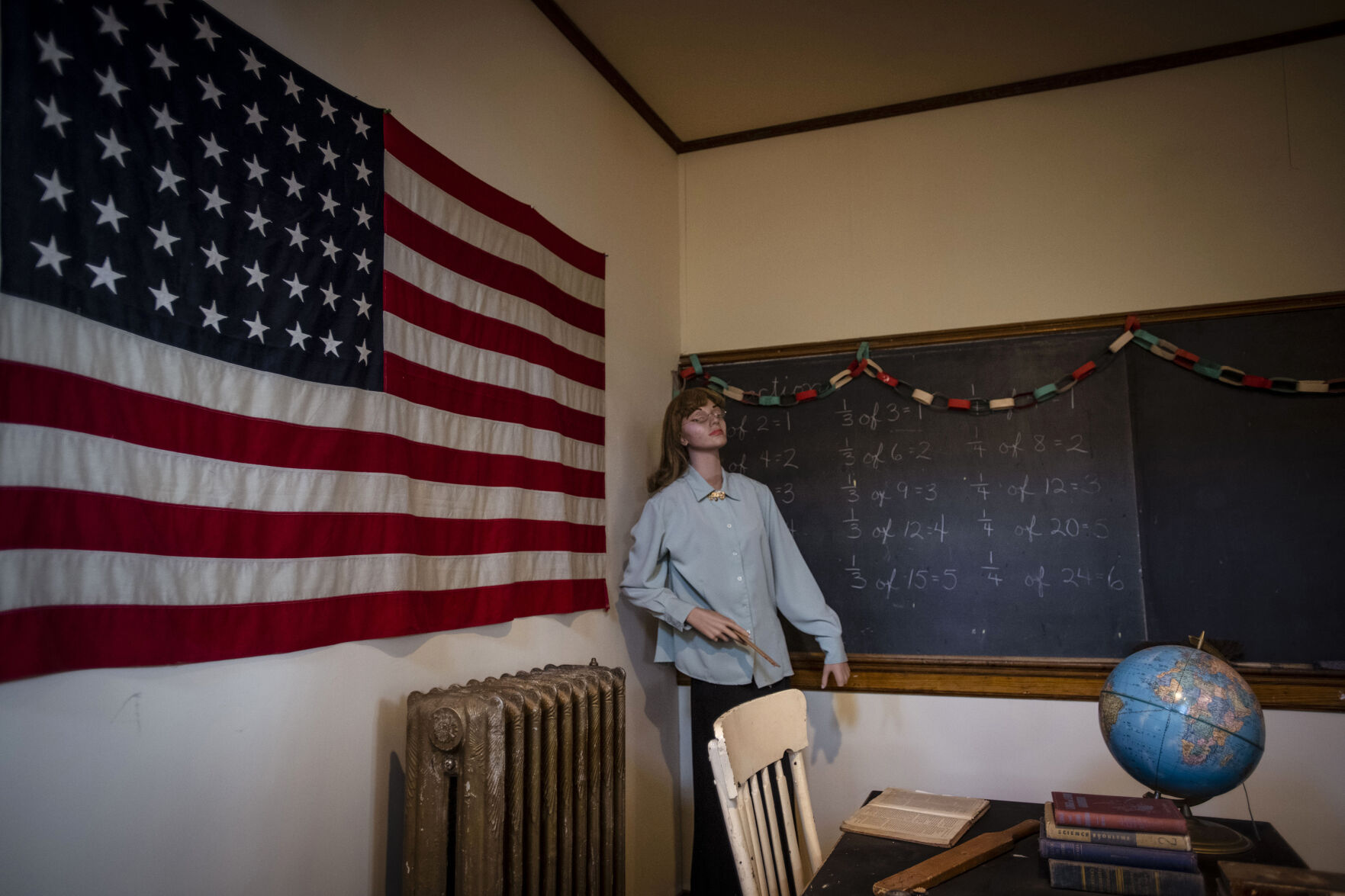 Inside the museum in Cokedale which is located in the original Mercantile building. Admission is free and the museum operates solely off of donations. (Chancey Bush/ The Gazette)