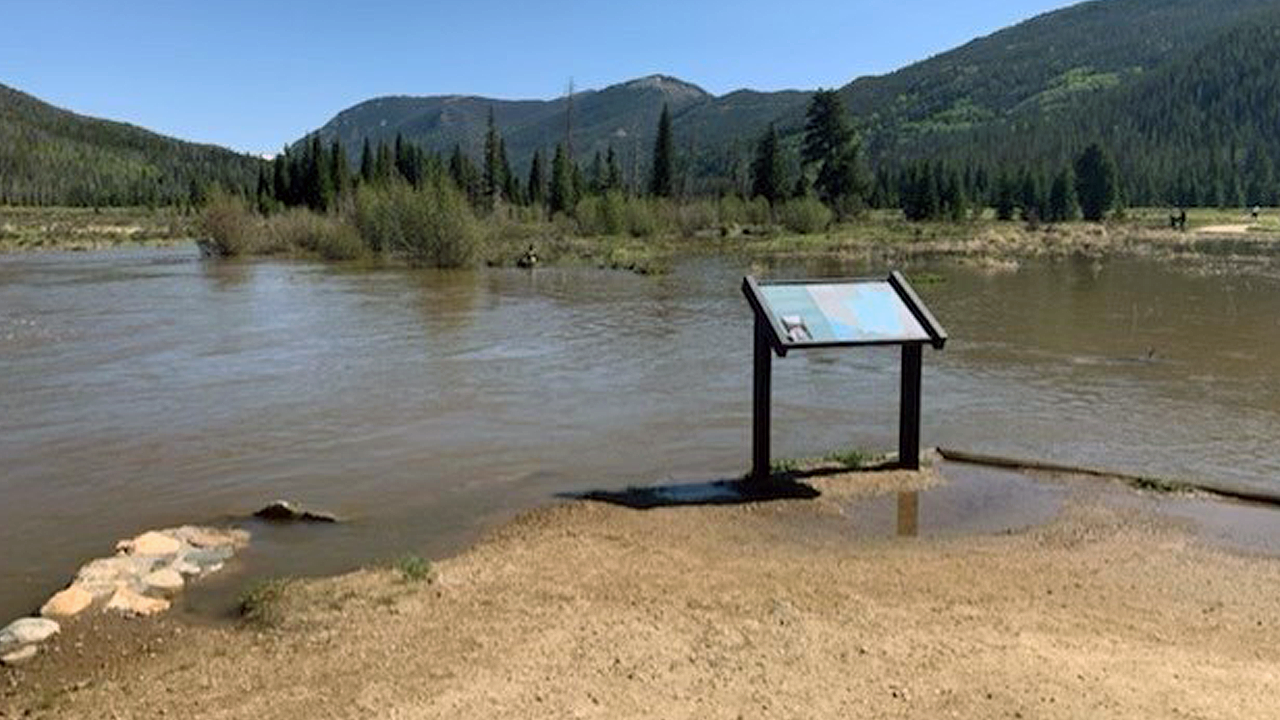 Rapid snowmelt causes flooding in Rocky Mountain National Park