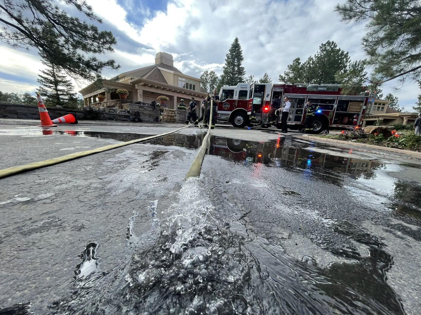 South Metro Fire Rescue responds to residential triplex fire