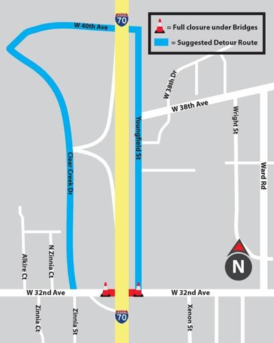 Construction to cause delays, detours on I-70