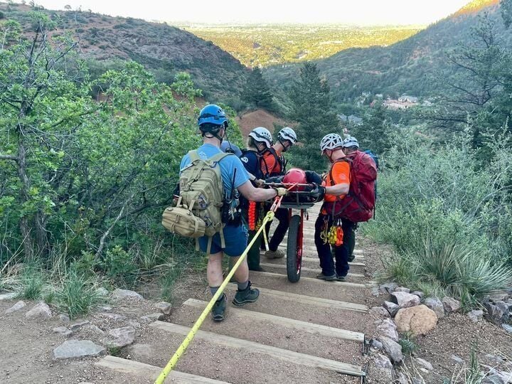 Hiker requires rescue on infamous Manitou Incline trail in Colorado
