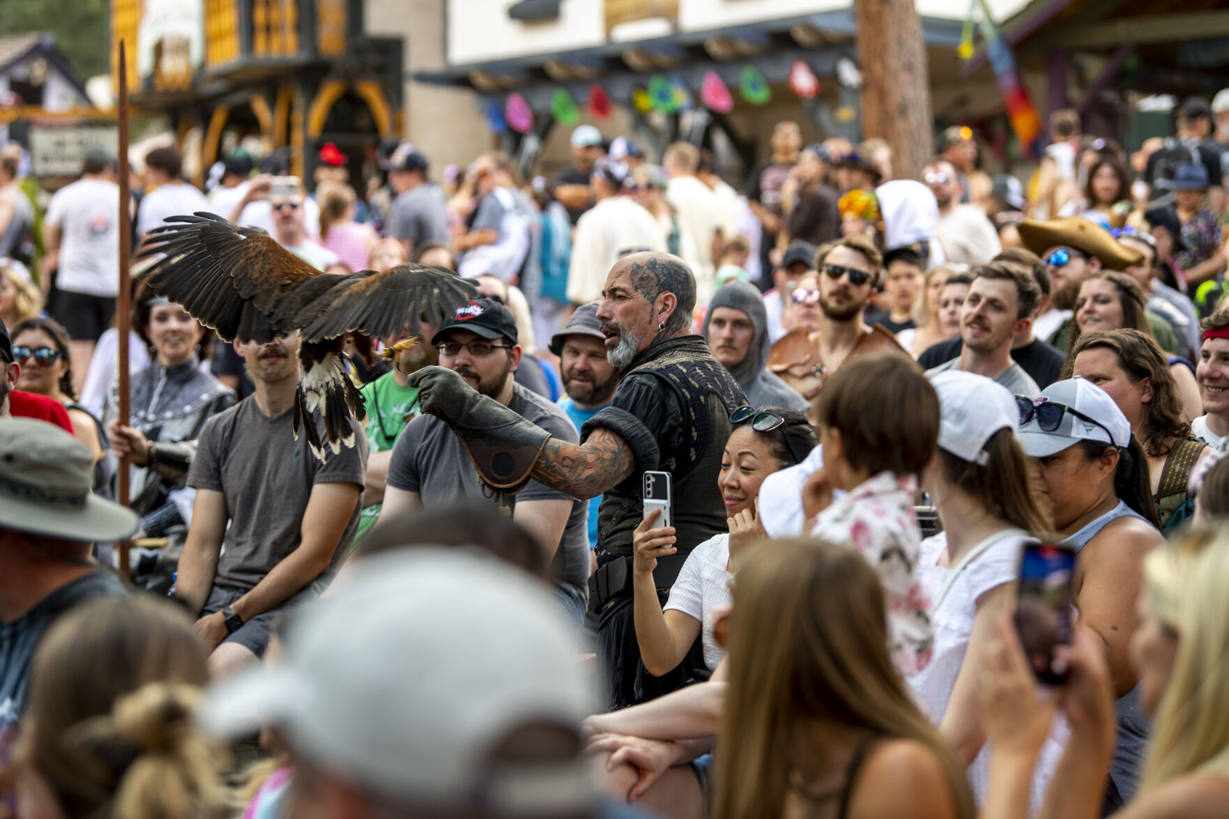 Moments from the Colorado Renaissance Festival in Larkspur on Saturday, July 16, 2022. The festival runs every Saturday and Sunday from 10 a.m. to 6:30 p.m. through August 7. (Parker Seibold / The Gazette) (Parker Seibold / The Gazette)