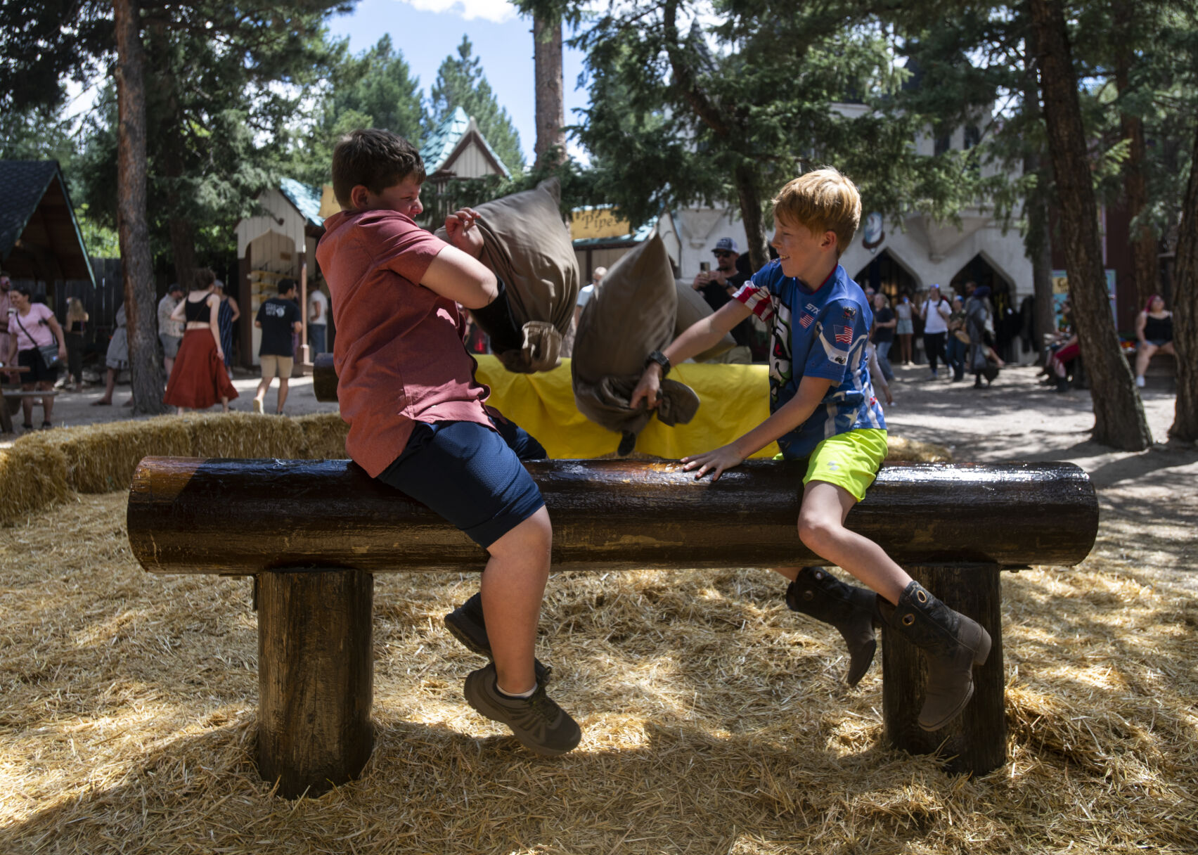 Moments from the Colorado Renaissance Festival in Larkspur on Saturday, July 16, 2022. The festival runs every Saturday and Sunday from 10 a.m. to 6:30 p.m. through August 7. (Parker Seibold / The Gazette) (Parker Seibold / The Gazette)