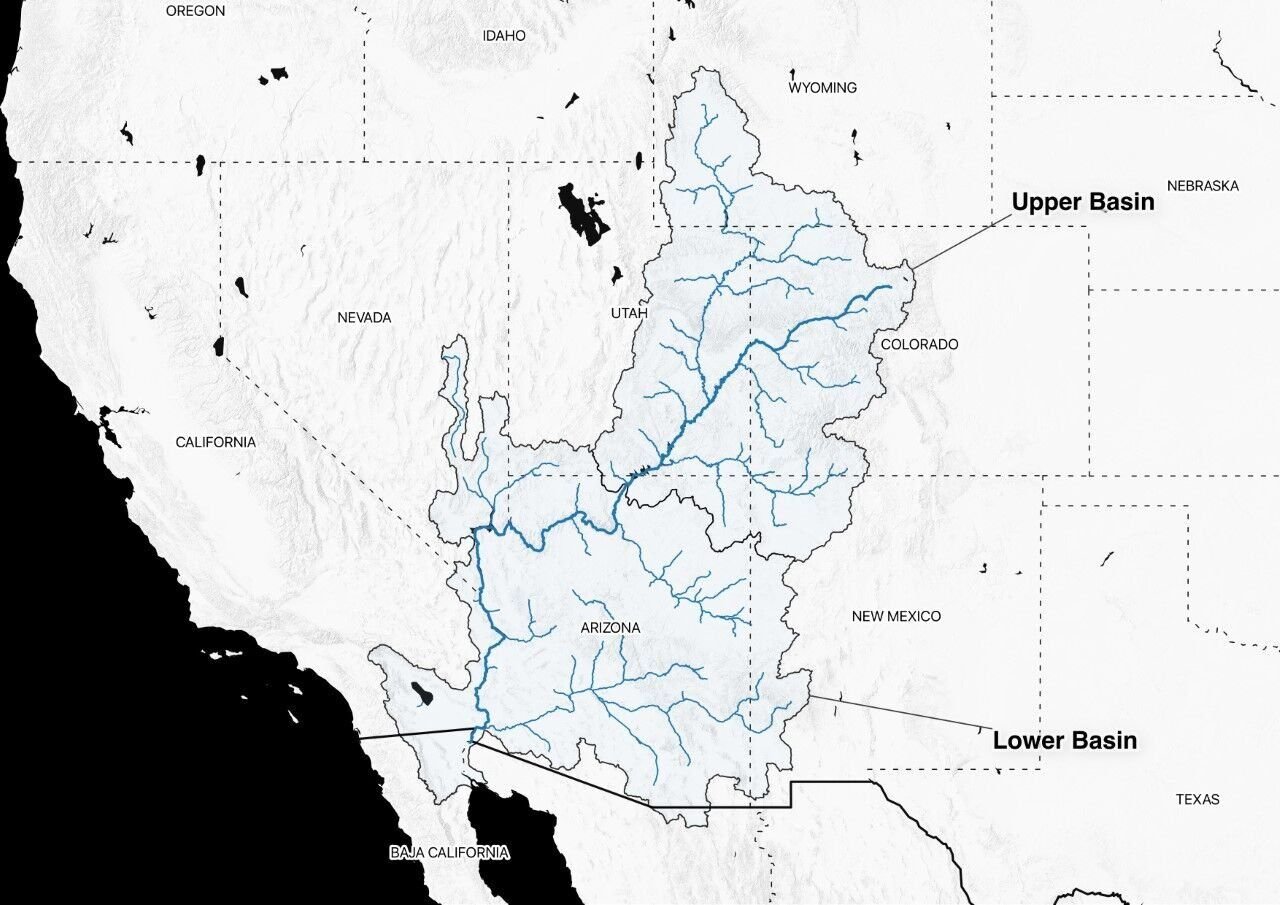 MAP: Colorado River Basins