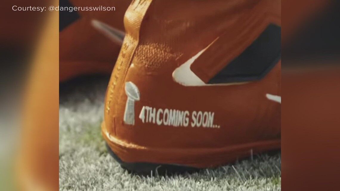 Russell Wilson's cleats
