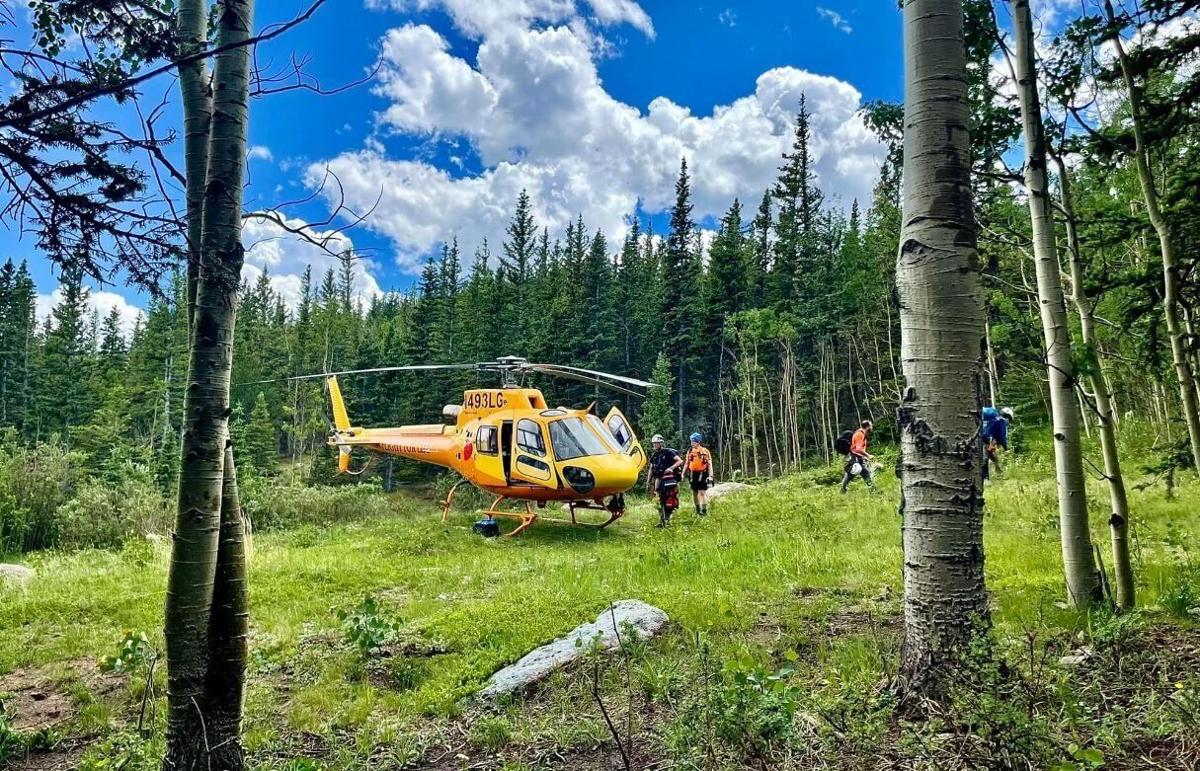 Injured person rescued near Barr Camp, flown to hospital