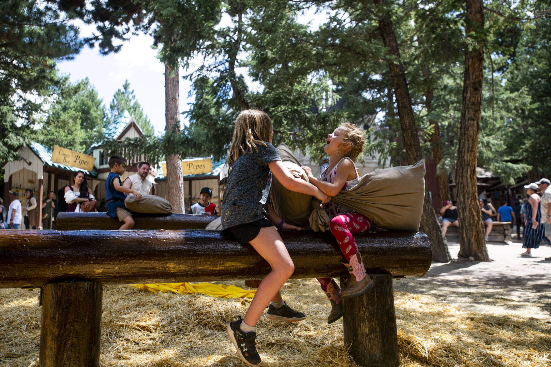 Moments from the Colorado Renaissance Festival in Larkspur on Saturday, July 16, 2022. The festival runs every Saturday and Sunday from 10 a.m. to 6:30 p.m. through August 7. (Parker Seibold / The Gazette) (Parker Seibold / The Gazette)