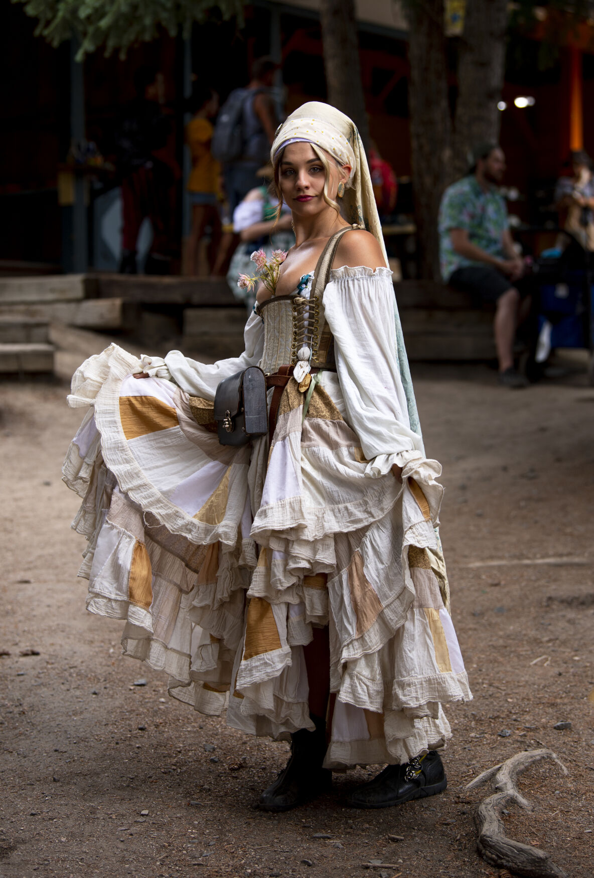 Tove Shane poses for a portrait at the Colorado Renaissance Festival in Larkspur, Colo., on Saturday, July 16, 2022. The festival runs every Saturday and Sunday from 10 a.m. to 6:30 p.m. through August 7. (Parker Seibold / The Gazette) (Parker Seibold / The Gazette)