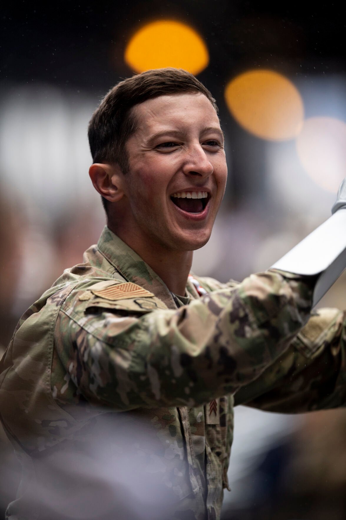 An Air Force band conductor leads the band before the game against Colorado University Buffaloes at Falcon Stadium in Colorado Springs, Colo., on Saturday, Sept. 10, 2022. (The Gazette, Parker Seibold) (Parker Seibold/ The Gazette)