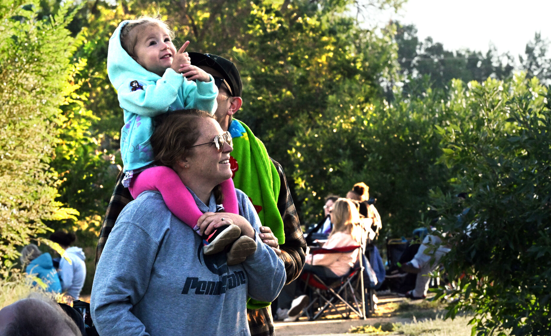 Crowds were looking to the skies on the second day of the Labor Day Liftoff on Sunday, Sept. 4, 2022. (Photo by Jerilee Bennett, The Gazette) (Jerilee Bennett)