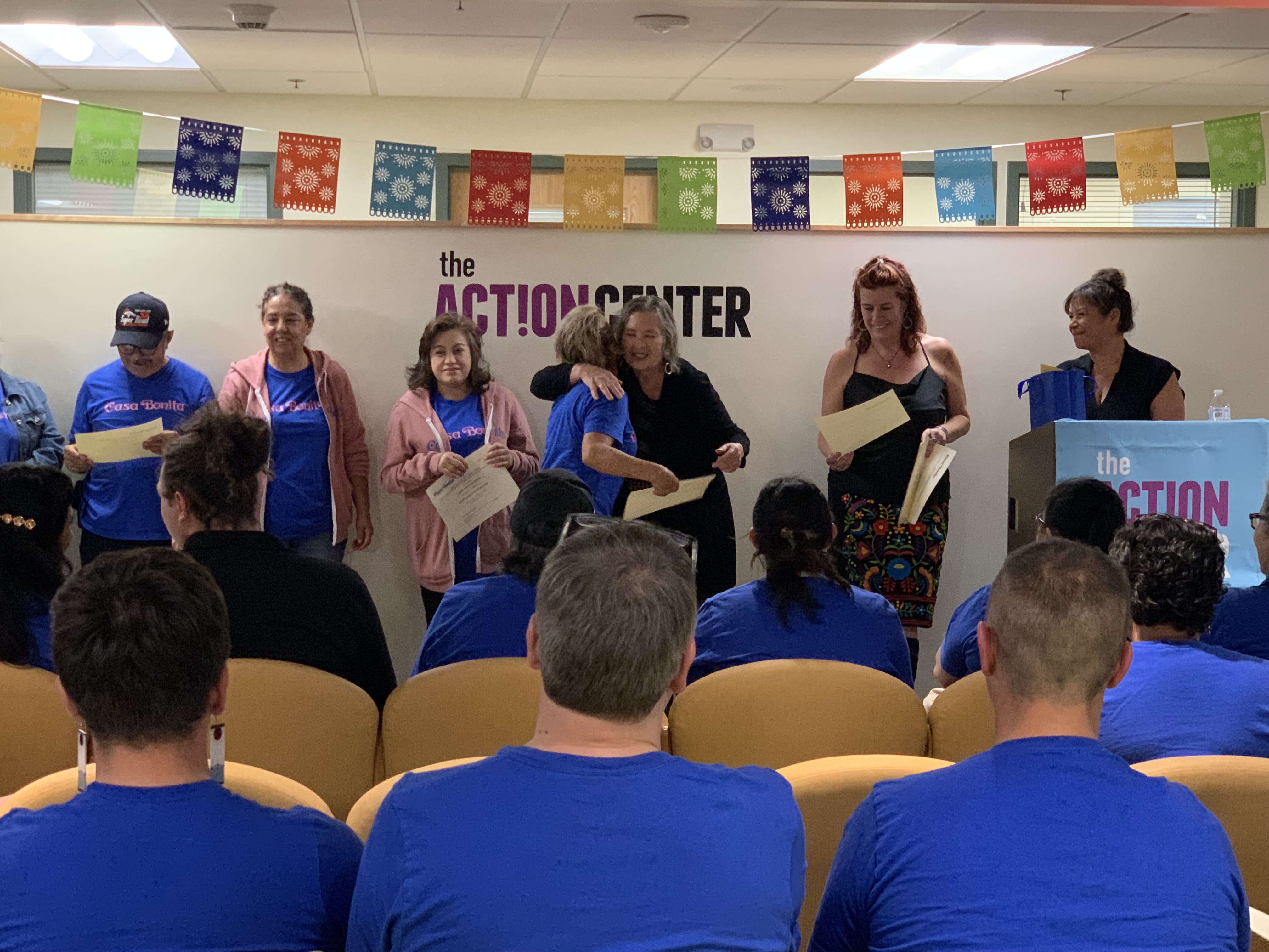 Last week, 29 longtime Casa Bonita employees graduated from a free 26-week language class that taught Spanish speakers more English and the English speakers more Spanish. The employees have been kept on the payroll despite the landmark restaurant at 6715 W. Colfax Ave. being closed for a year for renovations. (DennisHuspeniCity Editordennis.huspeni@gazette.comhttps://denvergazette.com/content/tncms/avatars/c/5a/fbd/c5afbd32-5030-11eb-bdef-030d9de52a9e.779683cee495ffe64766291c251a8894.png)