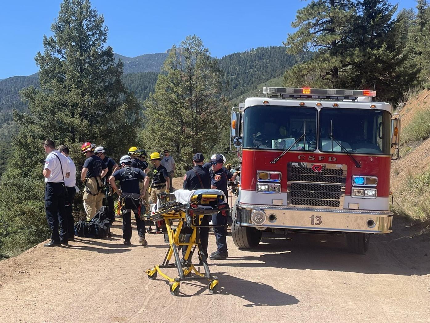 Motorist in critical condition after car rolls down embankment in Colorado Springs
