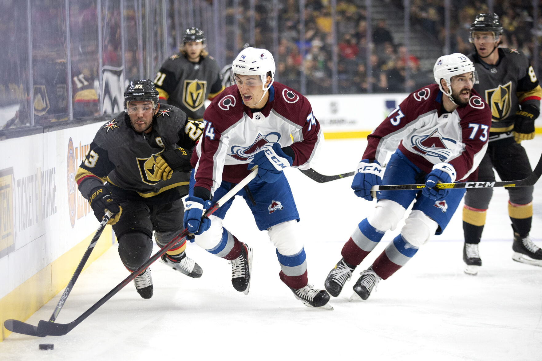 Avalanche preseason: Alex Beaucage flexes shot, improved skating in win over Golden Knights
