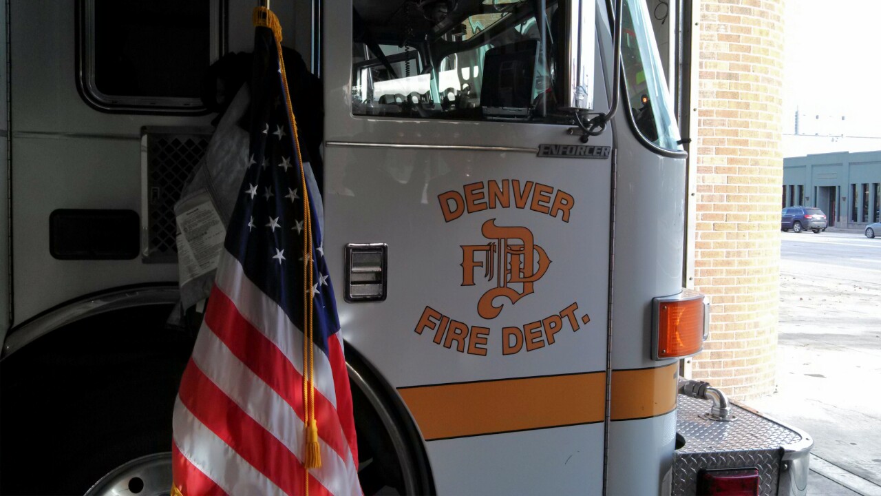 Structure fire in downtown Denver under control; 2 people treated for injuries
