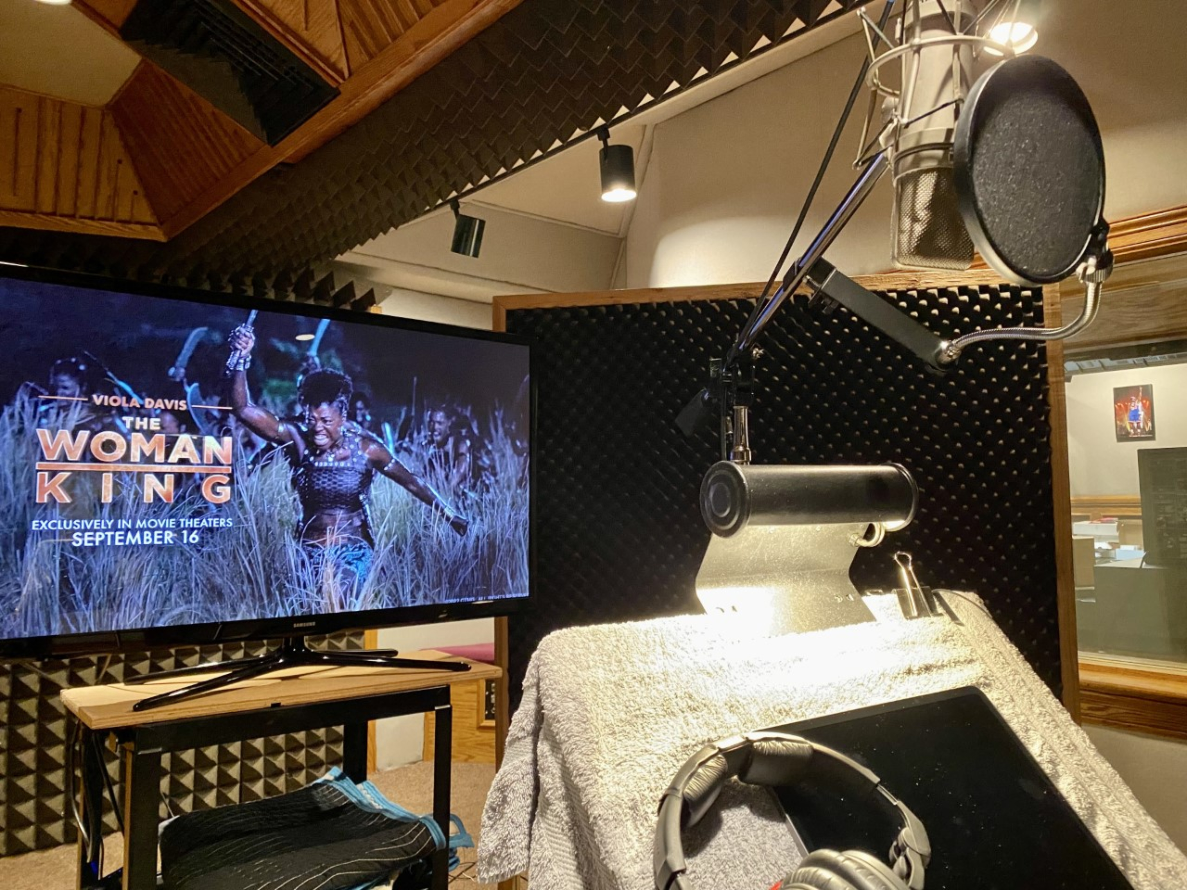 This is the studio at Denver's Rocky Mountain Recorders where Dianne Reeves contributed her vocals to the score of the new Viola Davis film 'The Woman King.'