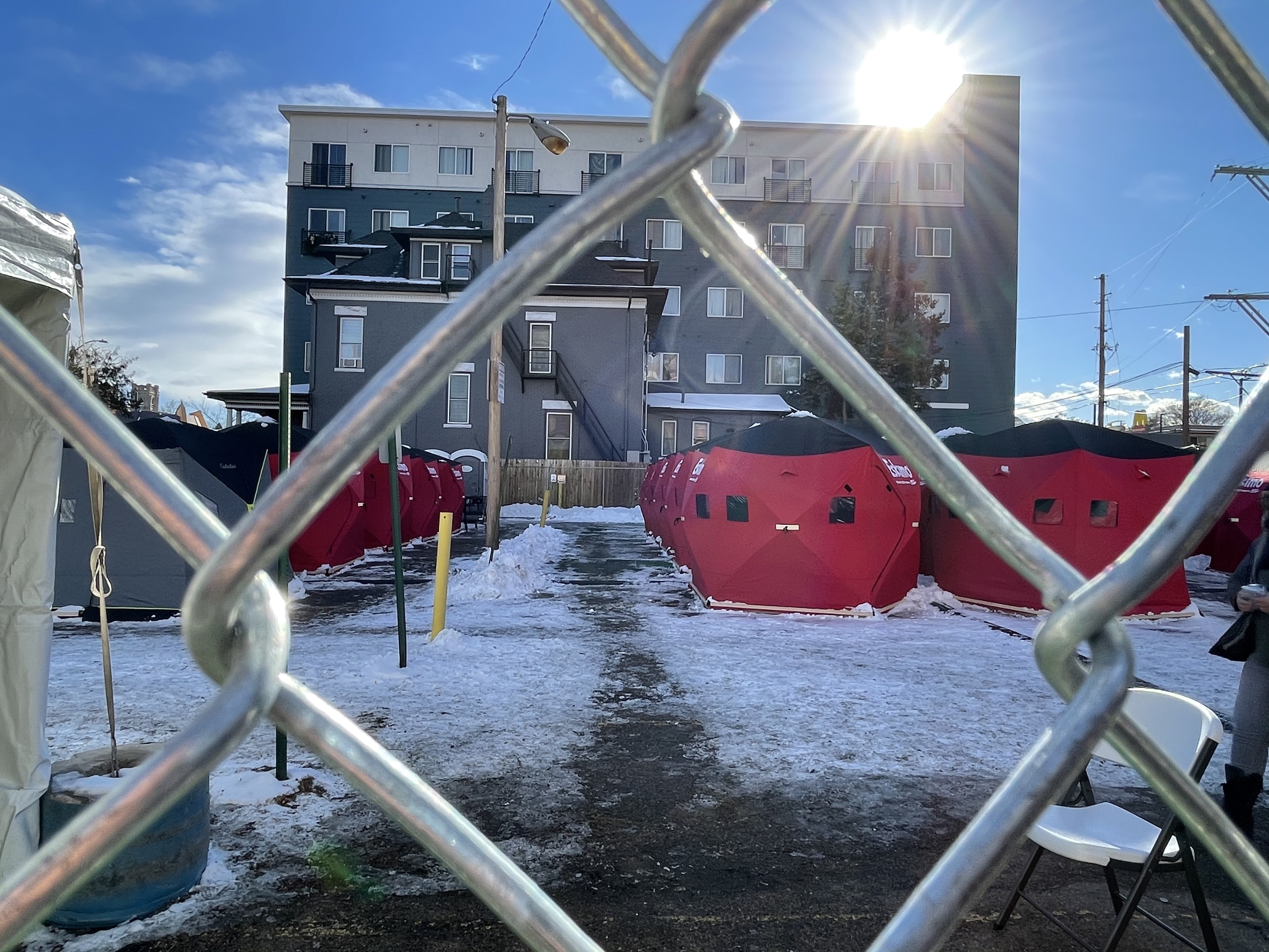 Denver's second sanctioned homeless camp became the temporary home to 39 residents Tuesday evening. (DavidMullenBreaking News Reporterdavid.mullen@gazette.comhttps://secure.gravatar.com/avatar/349fcb3ec304c9bbf2b50a05578938e7?d=mm&r=g)