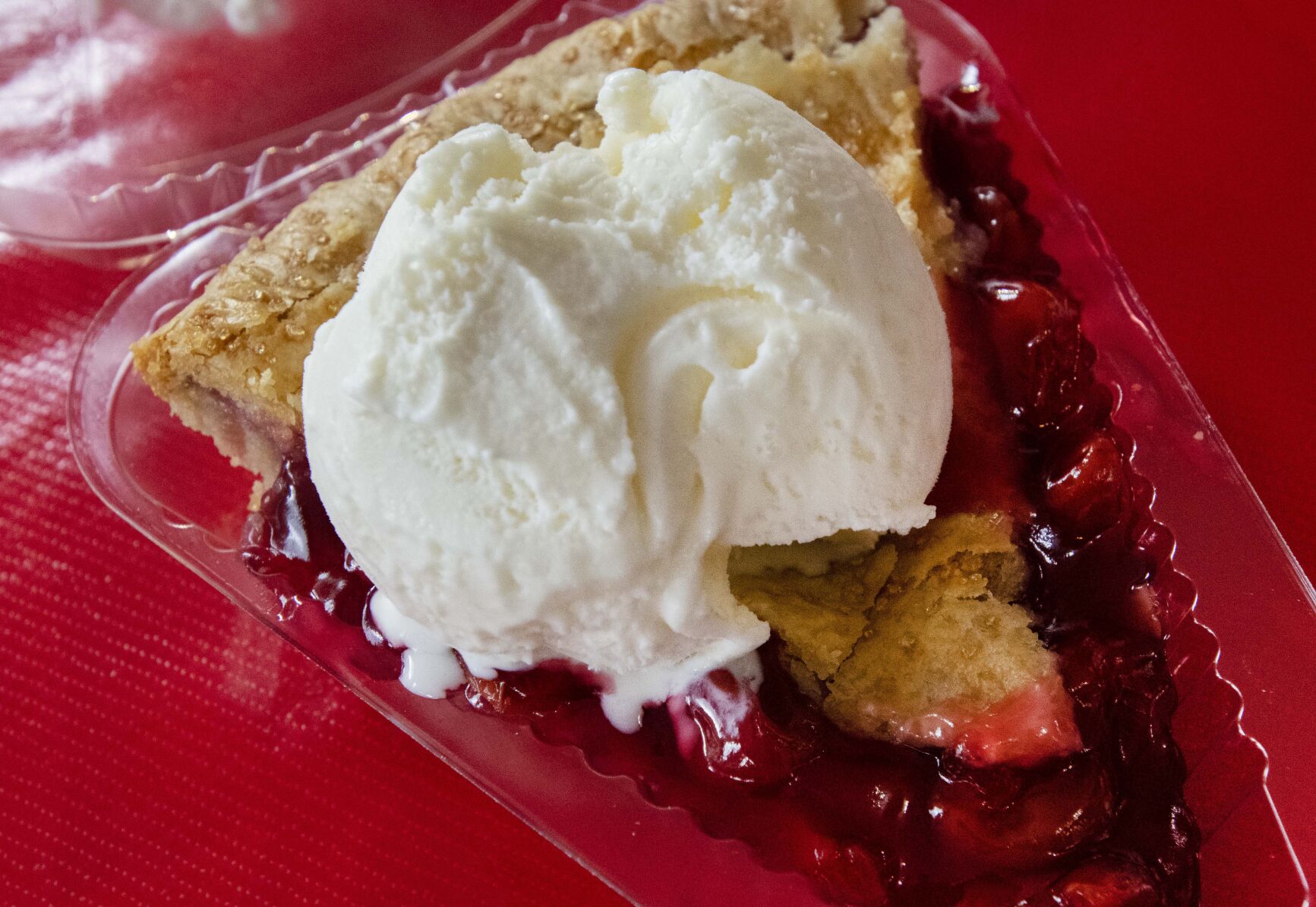 The cherry pie a la mode at the Colorado Cherry Co. Tuesday, Sept. 27, 2022, outside Lyons, Colo.on Highway 36. (The Gazette, Christian Murdock) (Christian Murdock/The Gazette)