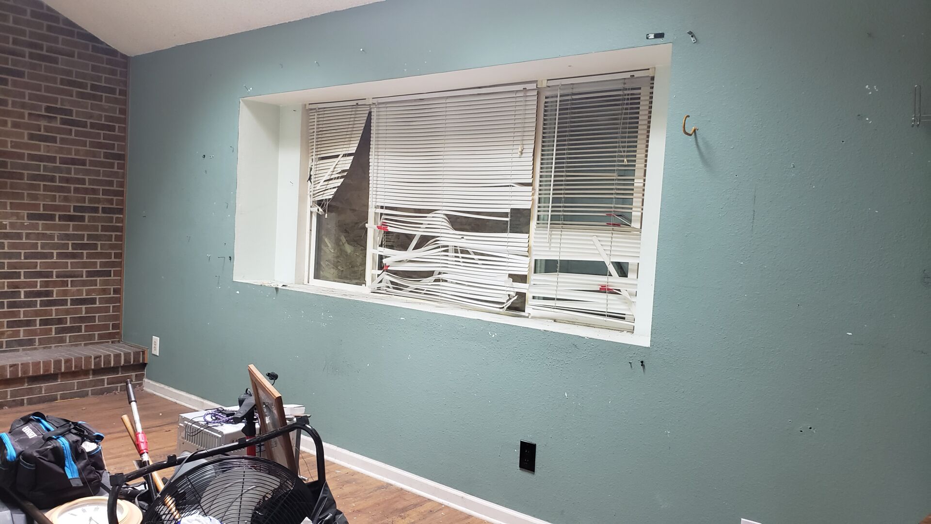 Damage to a northeast Colorado Springs home caused by illegal squatters who occupied the residence while owners were out of town is extensive. (Debbie Kelley, The Gazette)