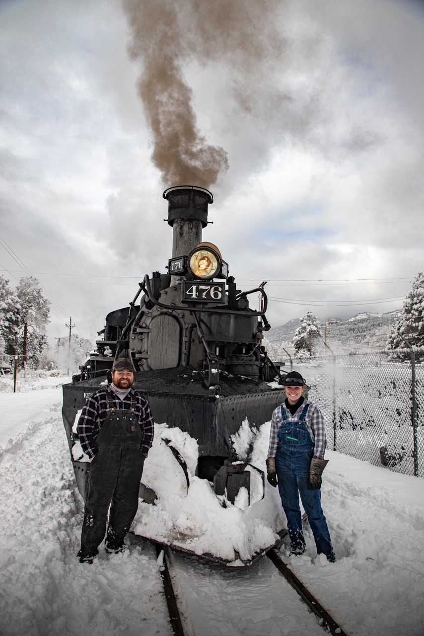 On the right track: Married firefighter and train engineer work together to save stranded hiker
