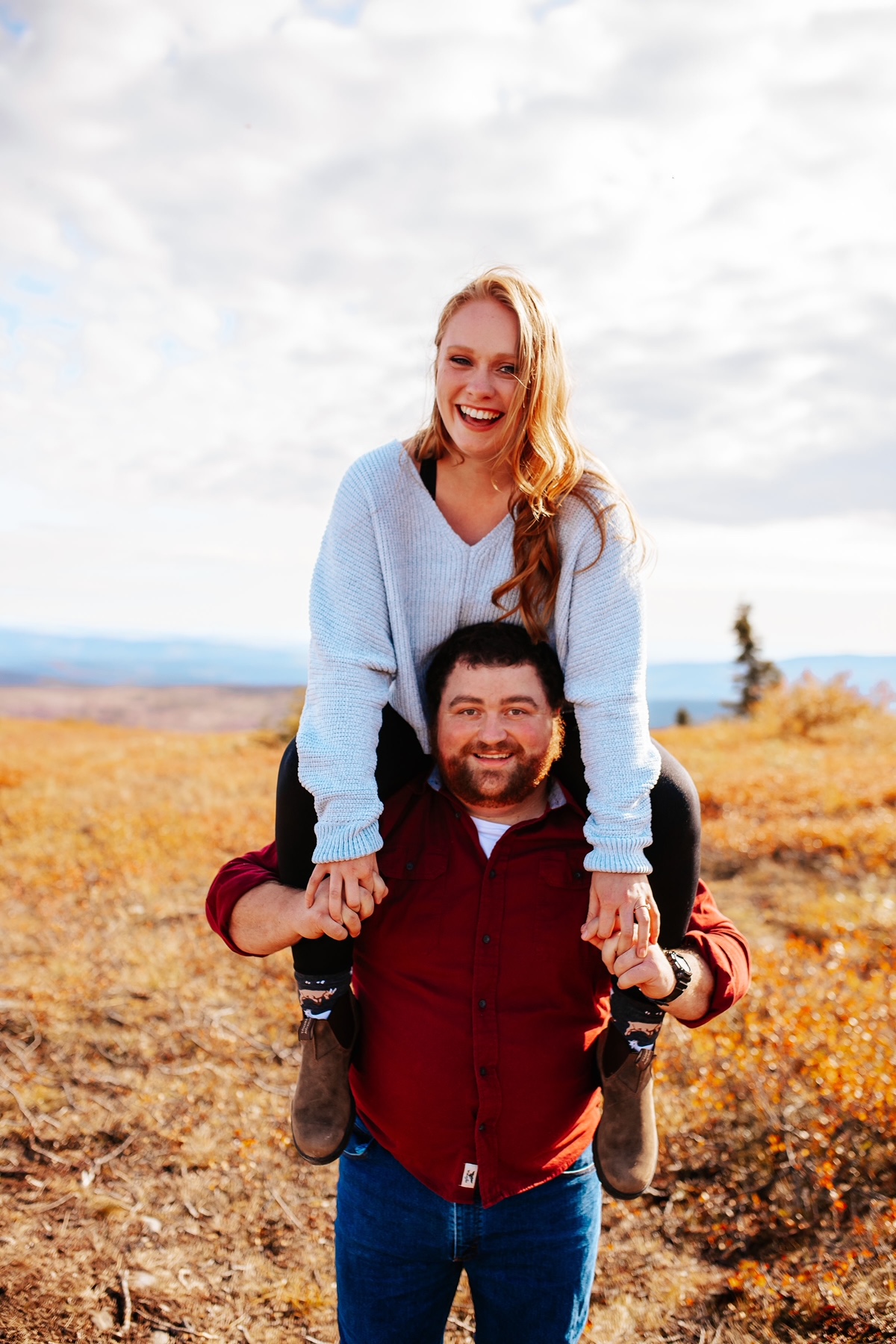 Kylah and Nick Breemer pose for their engagement photo September 2021. (COURTESY OF EMILY WINTERS PHOTOGRAPHY)