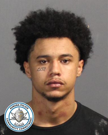 Keandre Stevens, one of six arrested in a criminal bust in Colorado's 18th Judicial District. Stevens is related to Kaile Stevens, who allegedly ran the crime ring. (COURTESY OF AURORA POLICE)