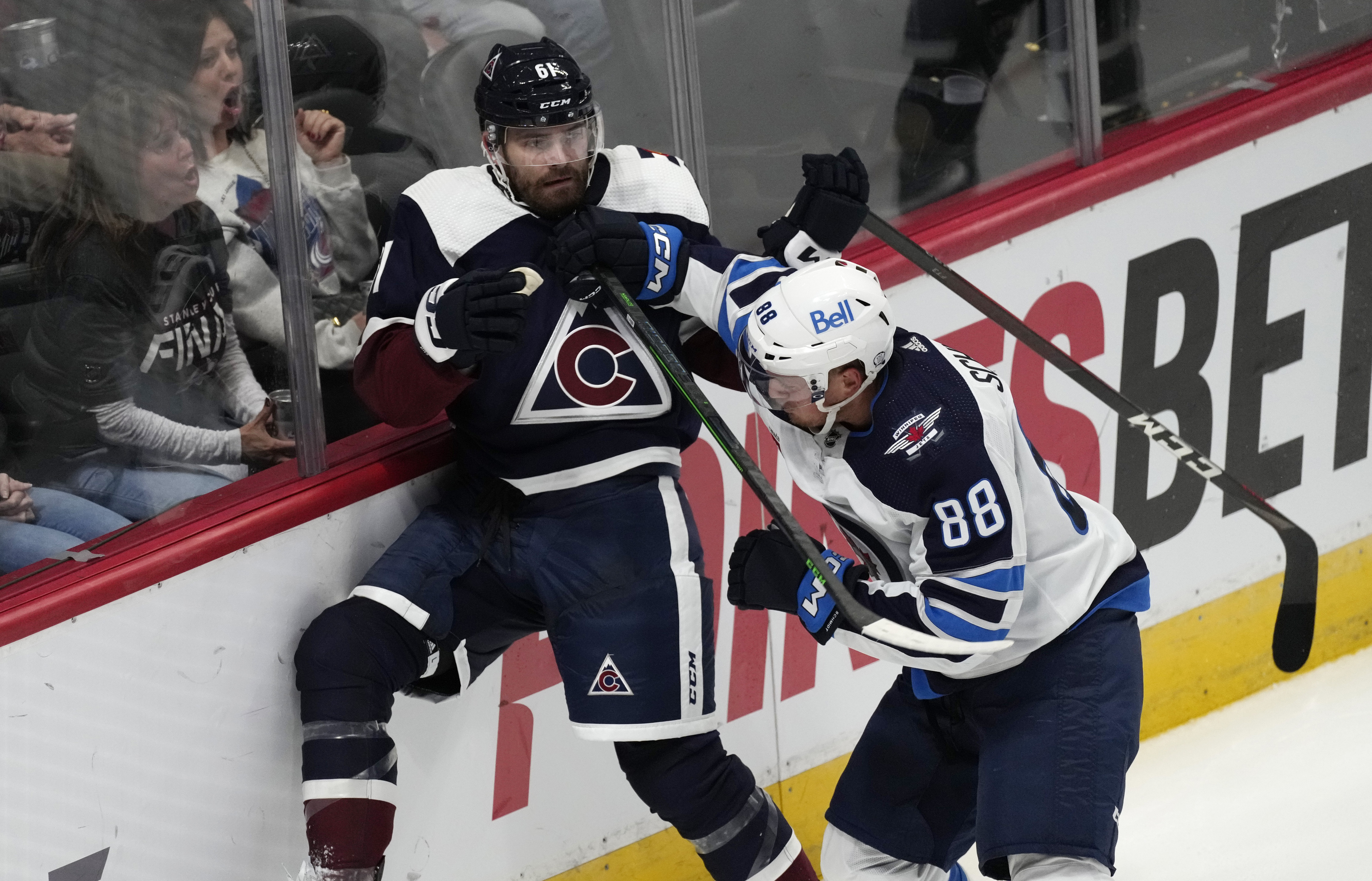 Avalanche elevate Martin Kaut to second line in overtime loss to Winnipeg Jets