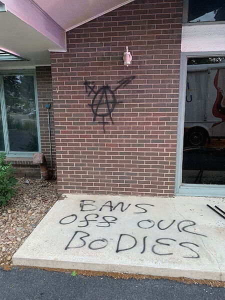 Longmont police hope graffiti analysis, more reward money will lead to arrest of pregnancy center vandals