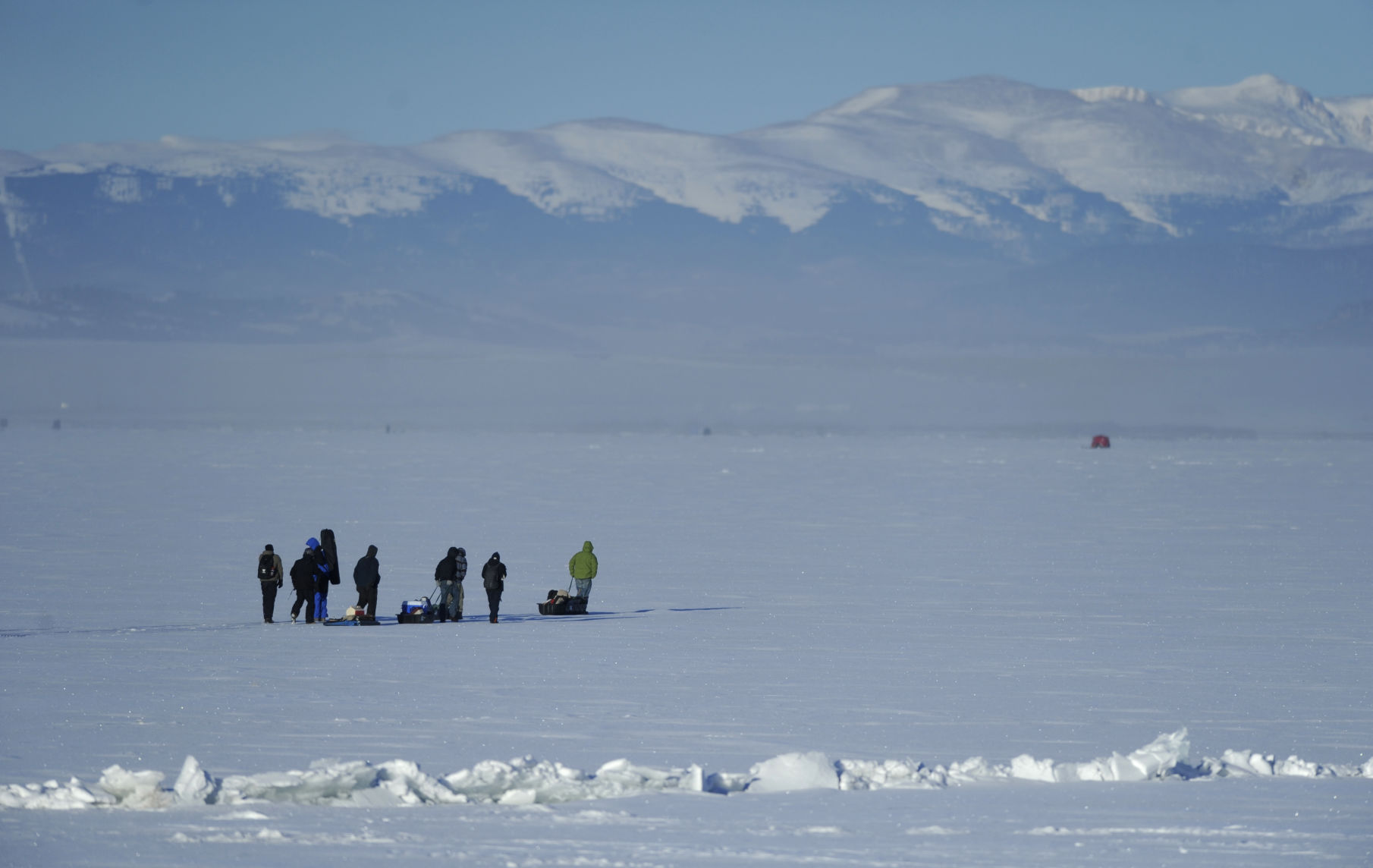 Hundreds of ice fishing enthusiasts took part in the 2013 Colorado Classic Ice Fishing Tournament at Eleven Mile State Park. Consider a state parks annual pass for a gift. (The Gazette file photos)