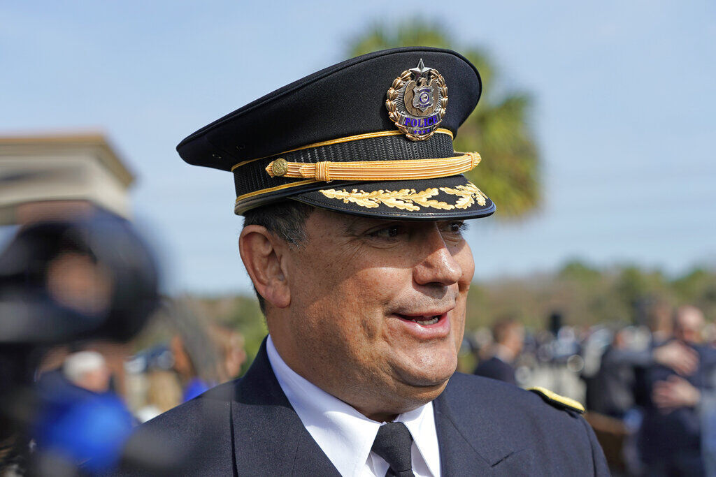 Houston Police Chief Art Acevedo talks to members of the media on Thursday, Dec. 12, 2019, at Grace Church Houston in Houston, Texas. (JoeyBunchjoey.bunch@coloradopolitics.comhttps://secure.gravatar.com/avatar/66505e98f9e3fed10e6a3b9a1fc4ca22?d=mm&r=g)