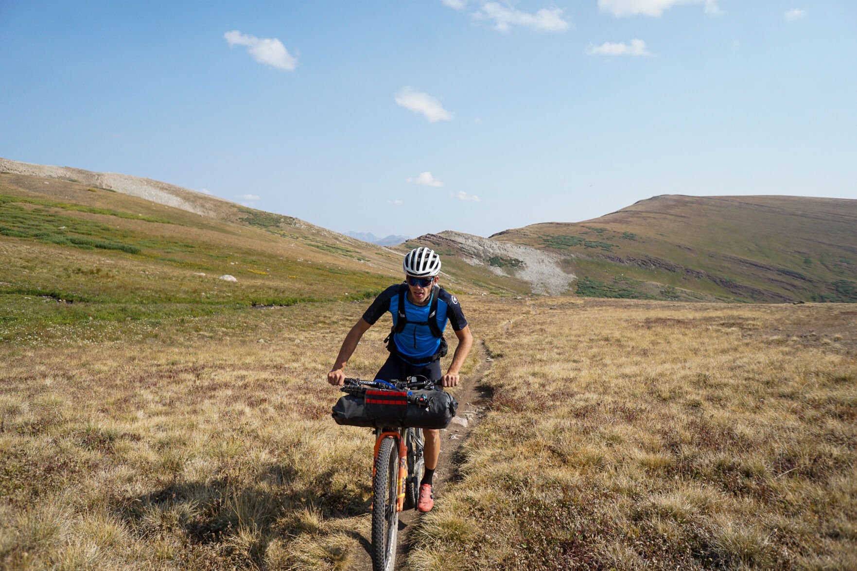 Russell Finsterwald, pro cyclist of Colorado Springs, along the Colorado Trail. (Courtesy photo)