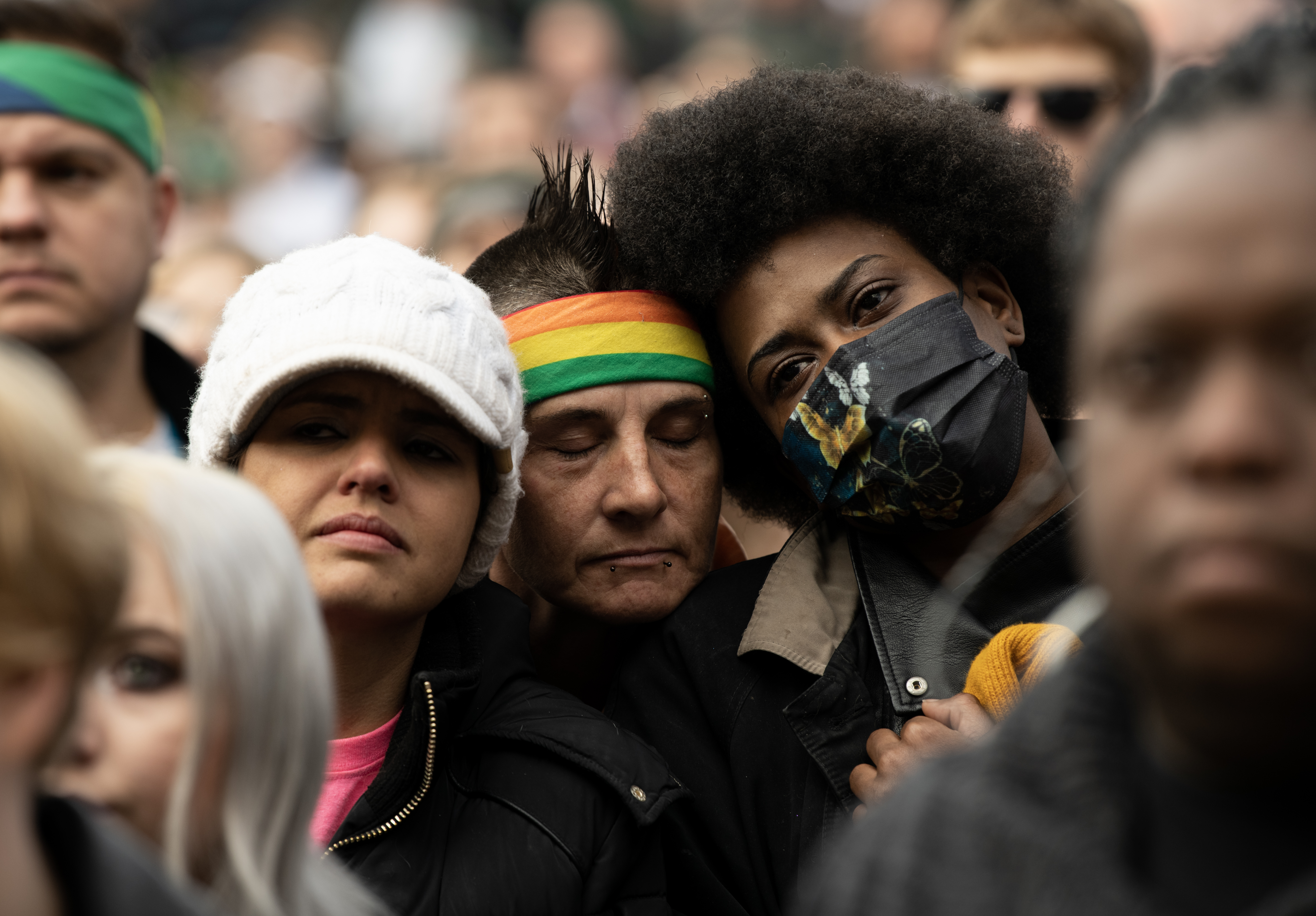 PHOTOS: ‘Sacred Cloth’ pride flag at Colorado Springs City Hall