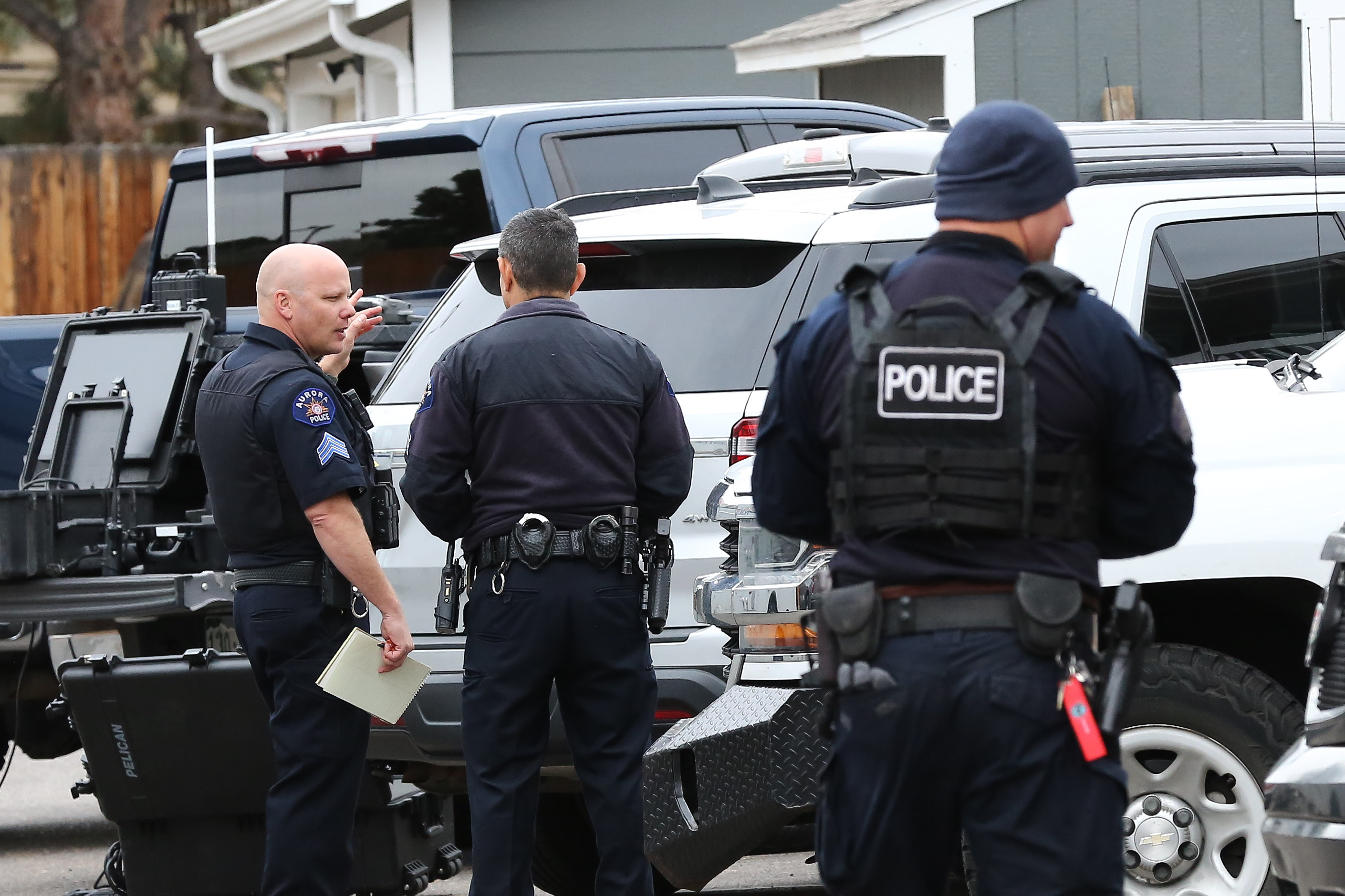 The suspect in a standoff situation in Aurora was found dead Thursday afternoon. Evacuations have been lifted and Aurora SWAT is now clearing the scene. (Chris Rourke/Denver Gazette)