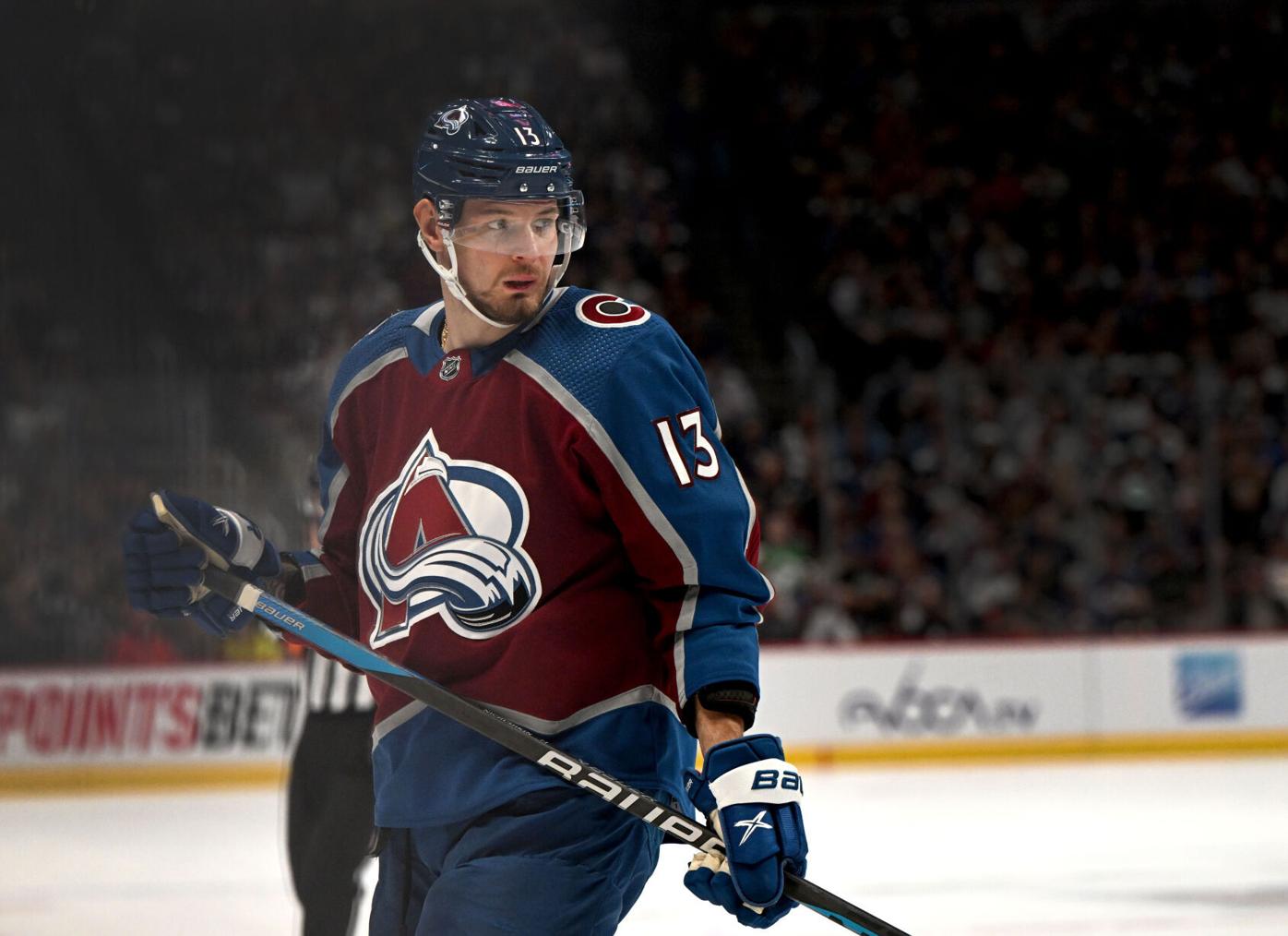 Valeri Nichushkin to miss about a month following ankle surgery; Avalanche’s Byram, Girard also nursing injuries