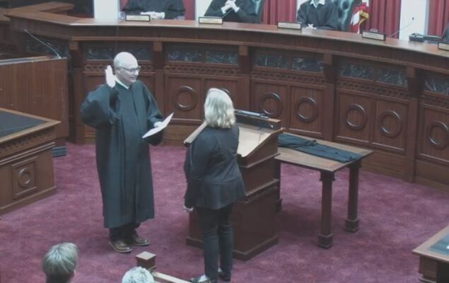 From ‘eccentric’ family to pandemic-era justice: Maria Berkenkotter ceremonially sworn in to Supreme Court