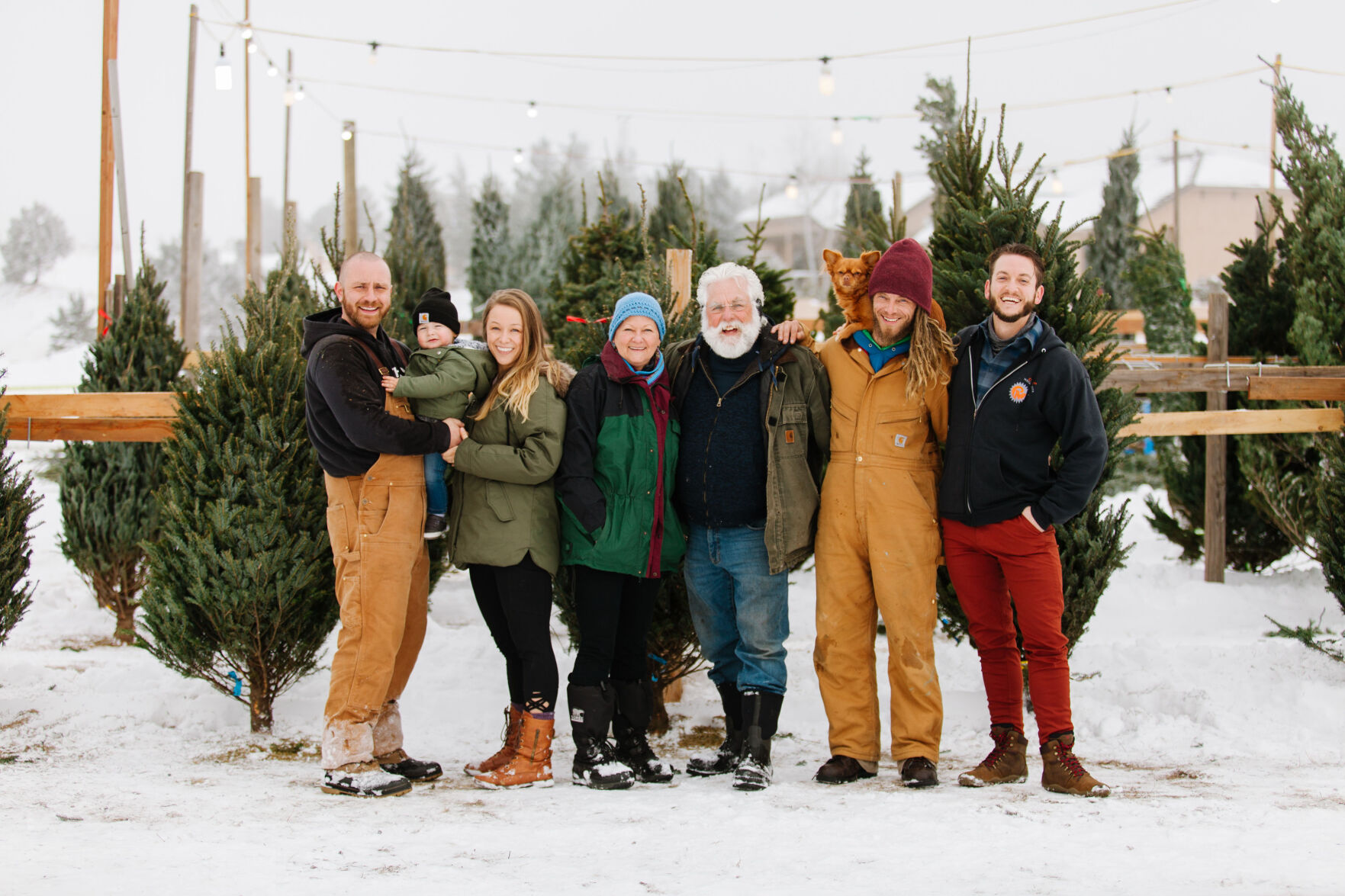 Max Hatfield and his late wife, Karen Hatfield, started running a Christmas tree lot in Monument 24 years ago. (courtesy photos)
