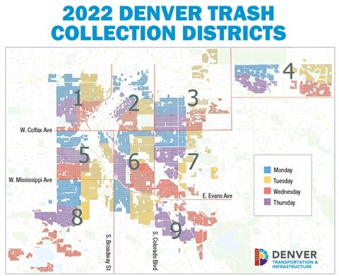 The City of Denver is changing its trash, recycling and compost schedules beginning next year as a result of a driver shortage, the Denver Department of Transportation (DOTI) announced Wednesday. (Courtesy of The Denver Department of Transportation and Infrastructure)