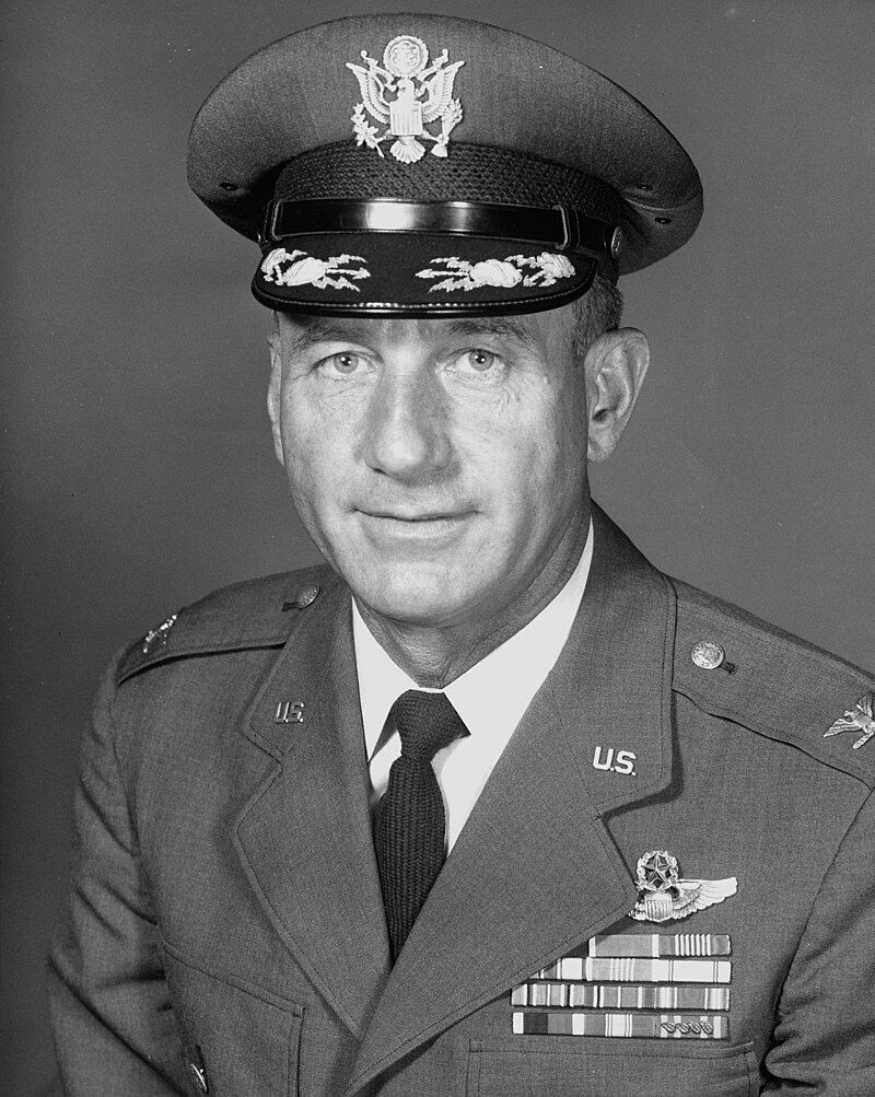 On Christmas Eve 1955, an advertisement from Sears, published in The Gazette, offered children the chance to call Santa — but listed the wrong number. Instead of calling Santa, kids reached Air Force Col. Harry Shoup — the commander on duty at the Continental Air Defense Command (a precursor to NORAD). (Courtesy of Air Force / NORAD files)