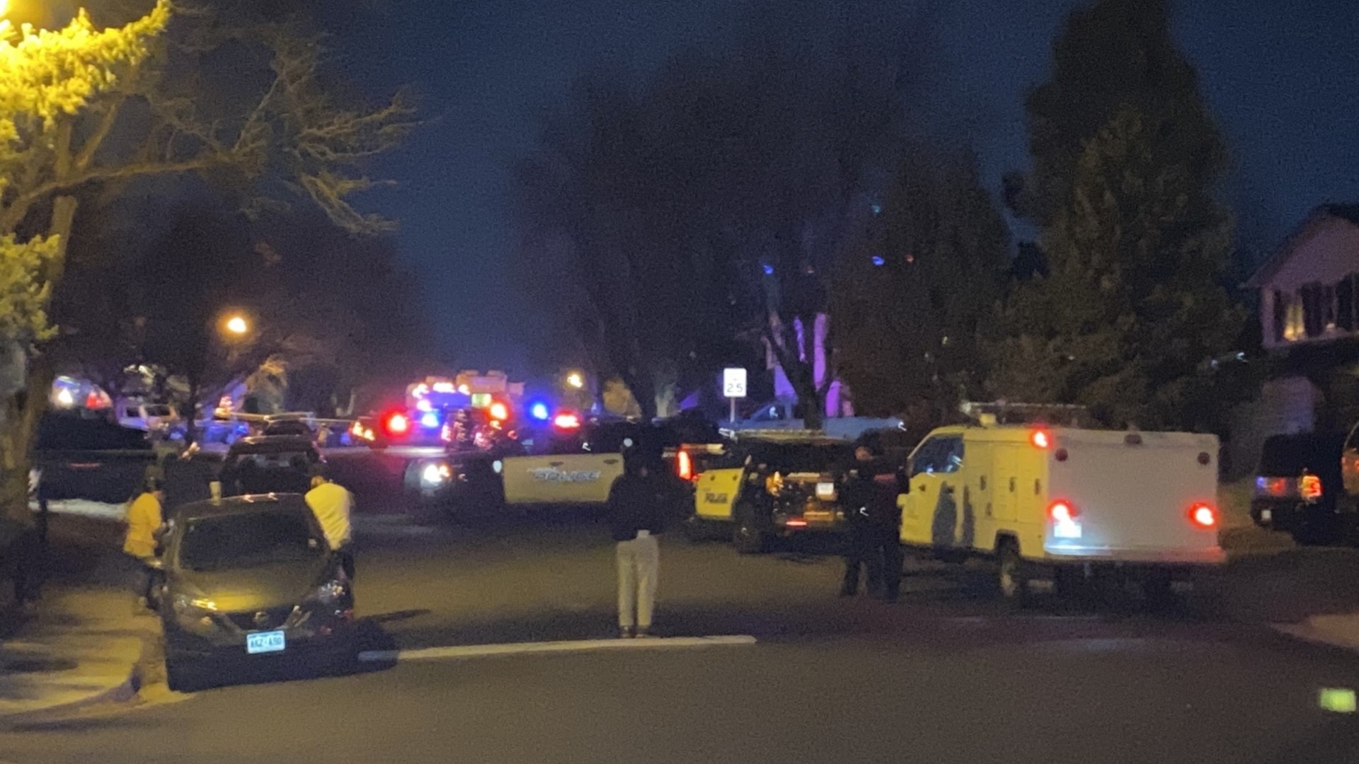 Three people were found dead inside a home on the 1500 block of South Evanston Street in Aurora on Dec. 10, 2022.  (Photo: 9NEWS) (9NEWS)