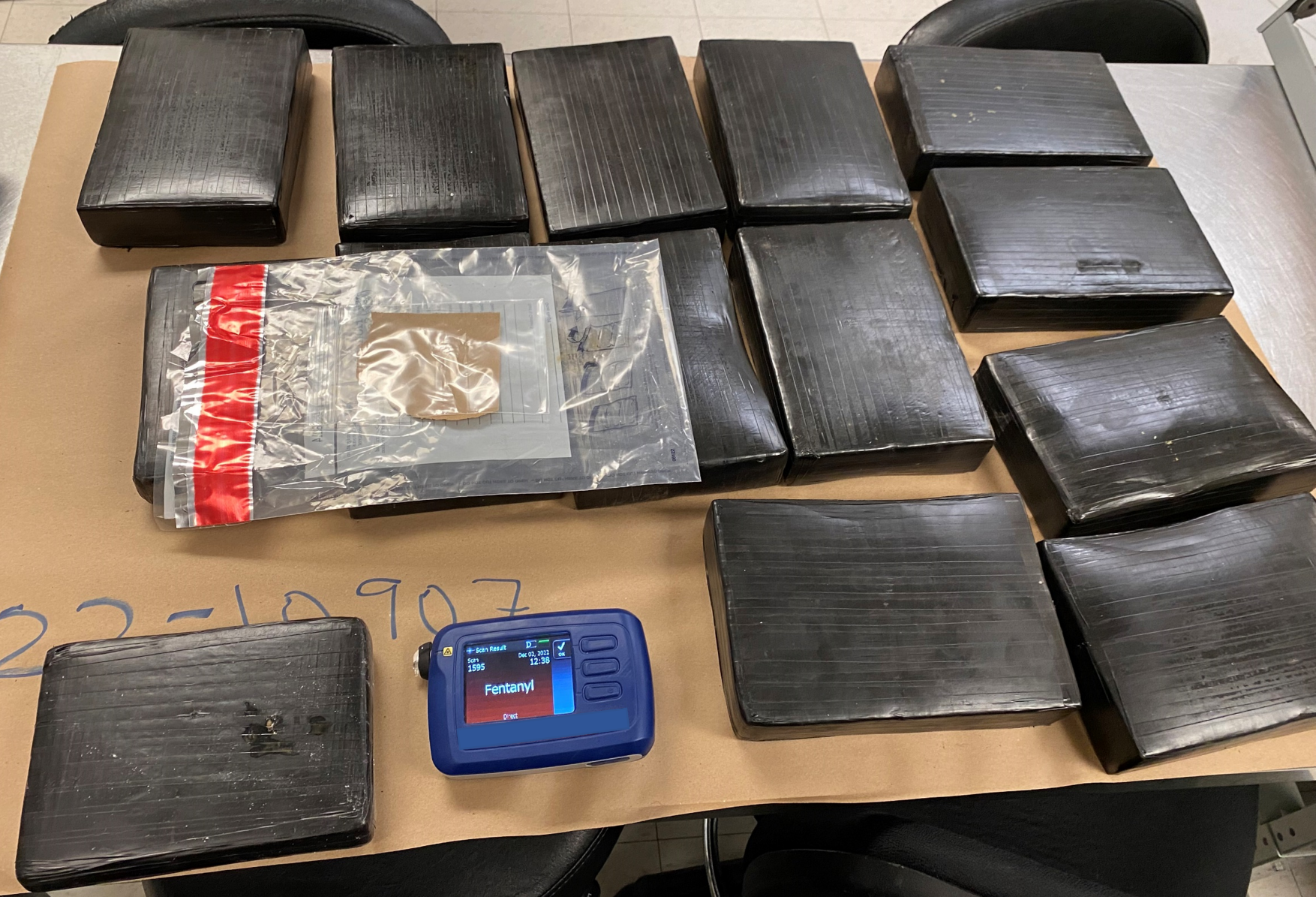 Almost 45 pounds of a fentanyl and cocaine mixture seized in Boulder County. (DEA Rocky Mountain Division)