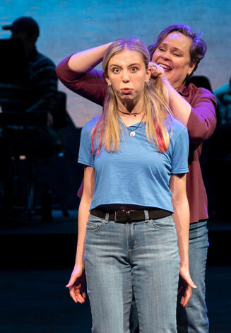 Hannah Dotson and Sharon Kay White in the Aurora Fox's 'Freaky Friday,' directed by Kenny Moten. (GAIL BRANSTEITTER/AURORA FOX)