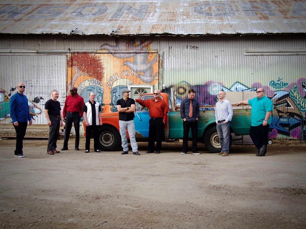 Collective Groove, a nine-piece funk and soul horn band, will play songs from the 1960s to modern day, including Bruno Mars, The Temptations, Chicago, Earth, Wind & Fire, Daft Punk, Michael Jackson and Prince, 9 p.m. Saturday, Stargazers Theatre & Event Center, 10 S. Parkside Drive, (Courtesy photo)