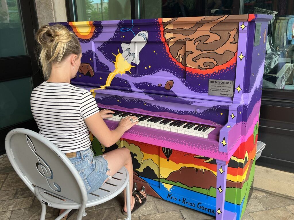 A photo from Eden Lane's 'Pianos About Town' report for Colorado Public Radio. (Courtesy The Bohemian Foundation)